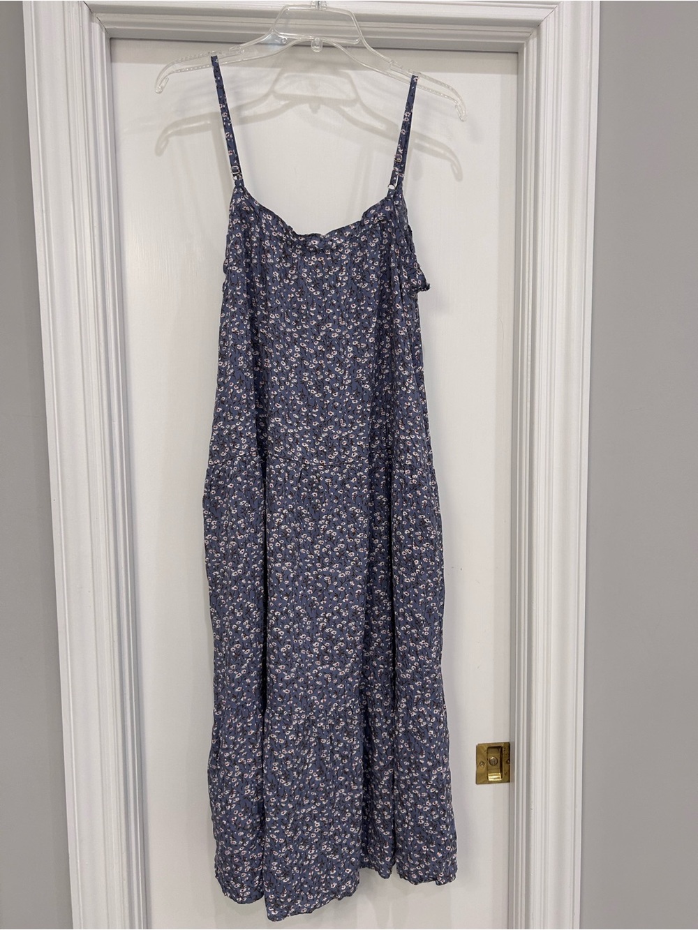 NATURAL LIFE Light Blue Floral Top with Ditsy Flowers - Picture 7 of 12